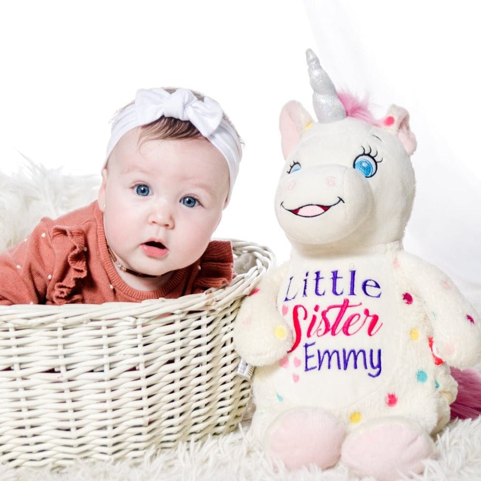 Pink Baby Unicorn 11 Plush Stuffed Animal Toy Midwood Brands Sparkle Pink  Eyes